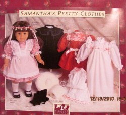 18'' SAMANTHA AG DOLL DRESS, GAITER, HAT,MUFF, UNDIE PATTERNS KIT
